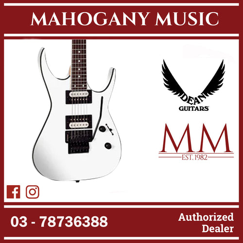 Dean Exile X Floyd Electric Guitar – Satin White