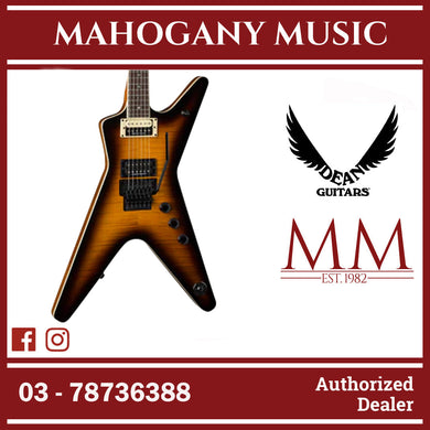 Dean ML 79 Flame Maple Floyd Electric Guitar – Trans Brazilia