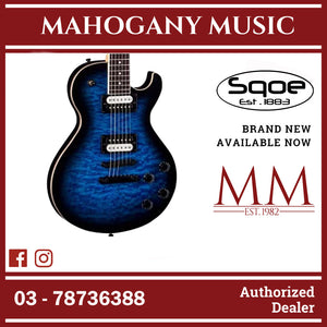 Dean Thoroughbred X Quilt Maple Electric Guitar – Trans Blue Burst (TBB)