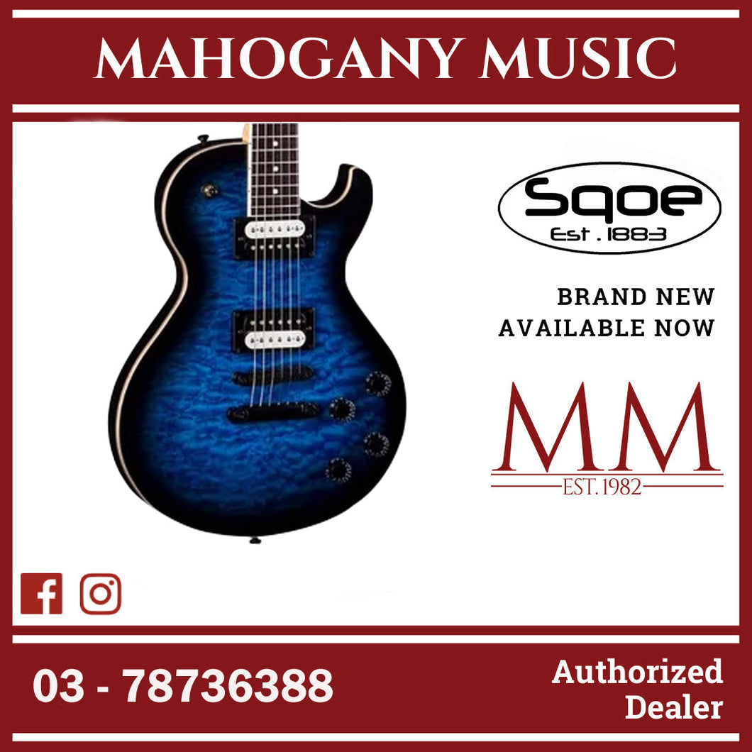 Dean Thoroughbred X Quilt Maple Electric Guitar – Trans Blue Burst (TBB)