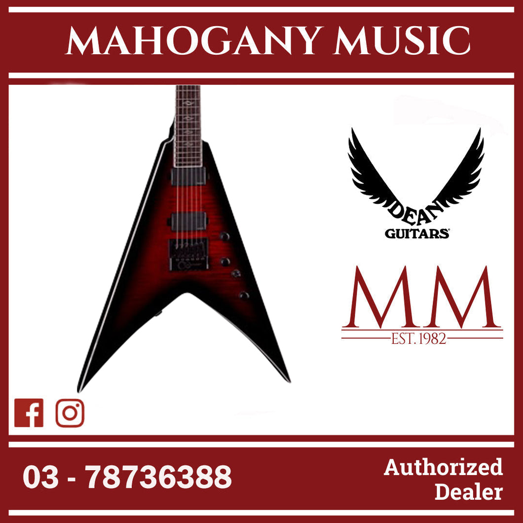 Dean Vengeance Select Evertune Fluence – Black Cherry Burst (BCB)