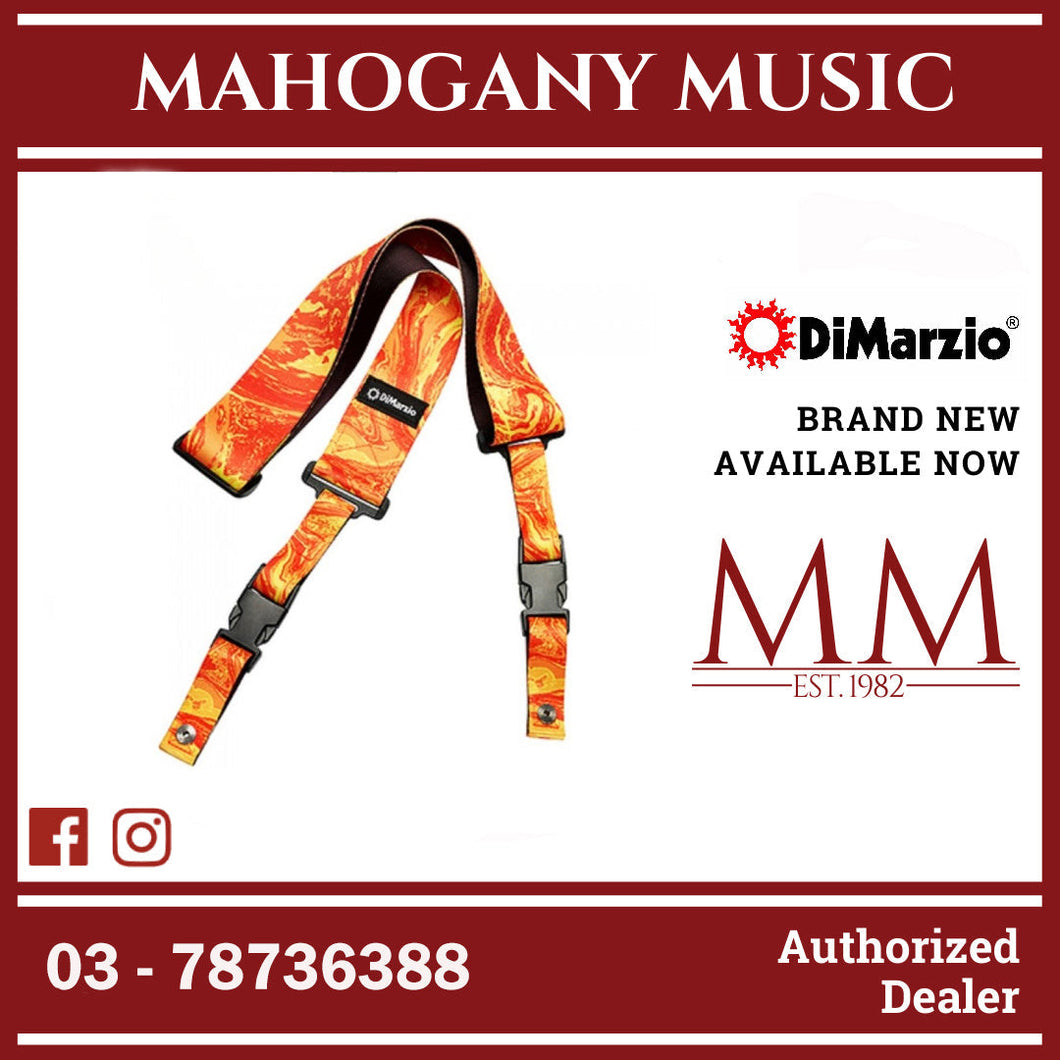 DiMarzio DD2245 Steve Vai Cliplock, Orange Universe