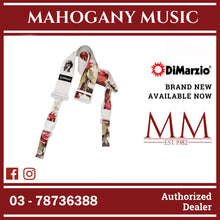 DiMarzio DD2247 Polyphia Floral Muse Cliplock Strap, White