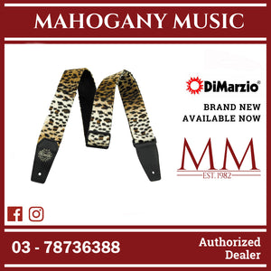 DiMarzio DD3310CH Faux Fur Guitar Strap, Cheetah