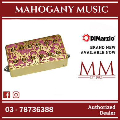 DiMarzio DP289F Utopia Bridge F-Spaced, Satin Gold Pink