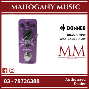 donner music pedal Donner EC1005 Dynamic Wah Guitar Effect Pedal – Mahogany Music