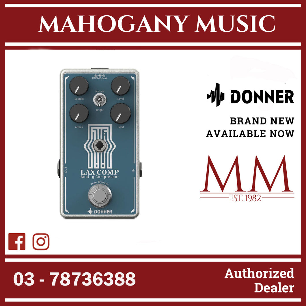 Donner EC1332 Lax Comp Guitar Pedal – Mahogany Music