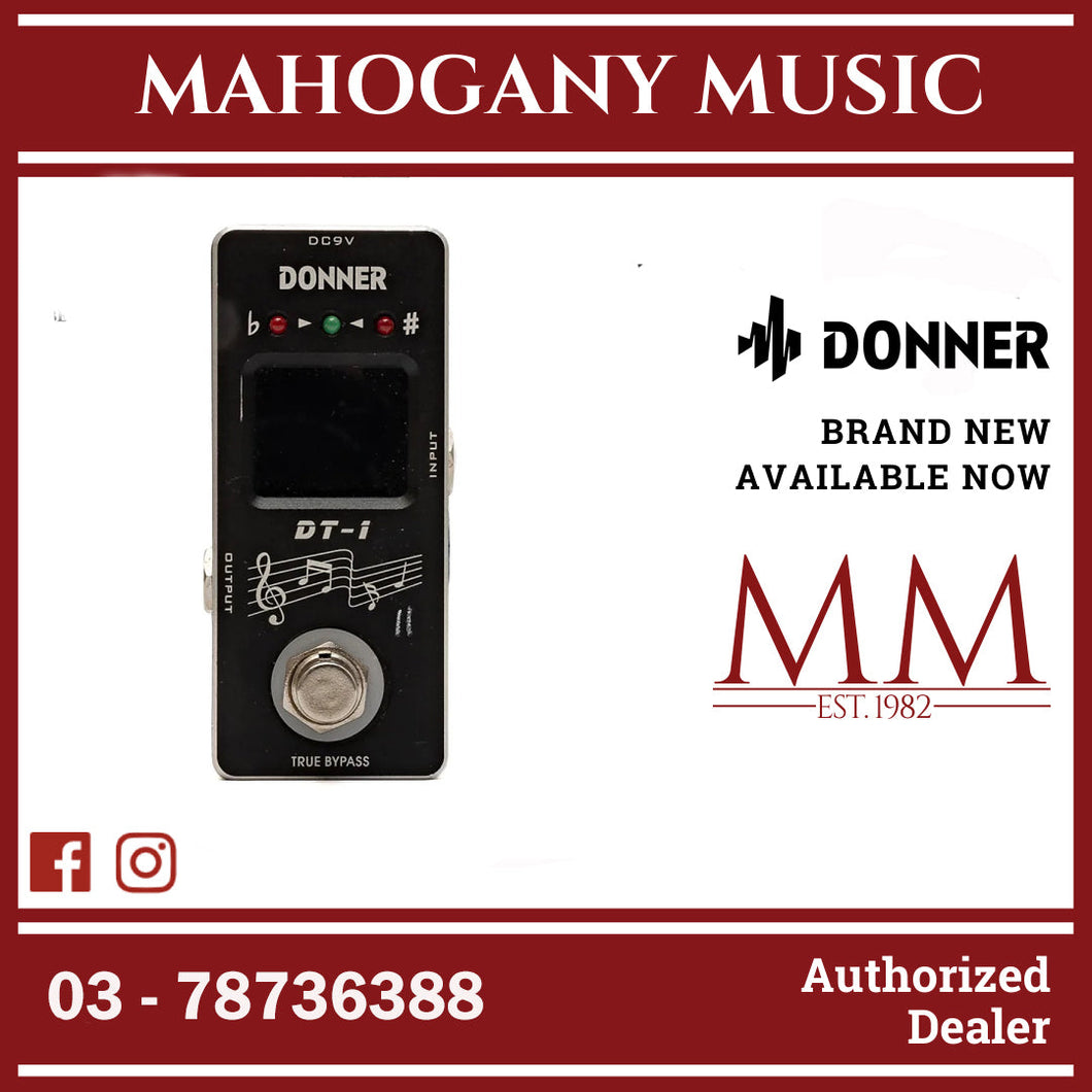 Donner EC772 DT-1 Guitar Pedal Tuner – Mahogany Music