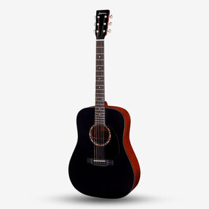 Eastman E2D Dreadnought Solid Cedar Top & Solid Sapele Back and Sides - Black ( E2D-BK / E2-D-BK / E2 D / E2D / E2-D )