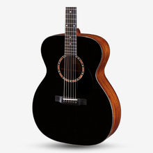 Eastman E2OM Ochestra Solid Cedar Top & Solid Sapele Back and Sides - Black ( E2OM-BK / E2-OM-BK / E2 OM / E2-OM )