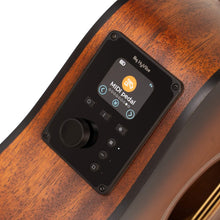 Cort Earth GO Travel Electro Acoustic Guitar In Open Pore Brown Burst