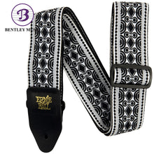 Ernie Ball P05319 Jacquard Guitar Strap, Beatnik Black