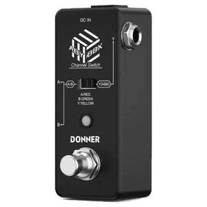 Donner EC1162 ABY Box Line Selector AB Switch Mini Guitar Effect Pedal True Bypass