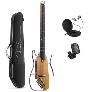 Donner EC1780 HUSH-I Acoustic Electric Guitar, Maple
