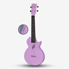 Enya Nova Ue Pro Tenor 26 Inch Carbon Fibre & Polycarbonate Ukulele with EQ, Thin Body (ENY-NOVAUe Pro / NOVA Pick Up) Purple