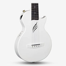 Enya Nova Ue Pro Tenor 26 Inch Carbon Fibre & Polycarbonate Ukulele with EQ, Thin Body (ENY-NOVAUe Pro / NOVA Pick Up) White