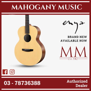 ENYA EM-X0 EQ 36" HPL European Spruce Top Travel Acoustic-Electric Guitar w/ Transacoustic SP1 Pickup ( EM-X0EQ / EMX0EQ