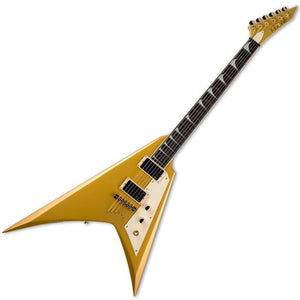 ESP LTD KH-V Kirk Hammett Signature Electric Guitar - Metallic Gold