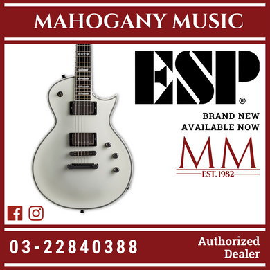 ESP E-II EC Eclipse EMG - Snow White Satin [Made in Japan]