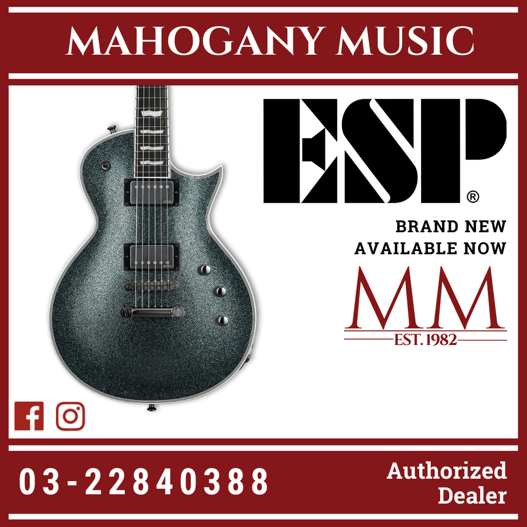 ESP E II Eclipse DB with Hardshell Case Granite Sparkle Made in