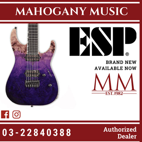 ESP Japan E-II M-II 7 NT - Purple Natural Fade (EIIMII7NTHSPRNFD) [MIJ]