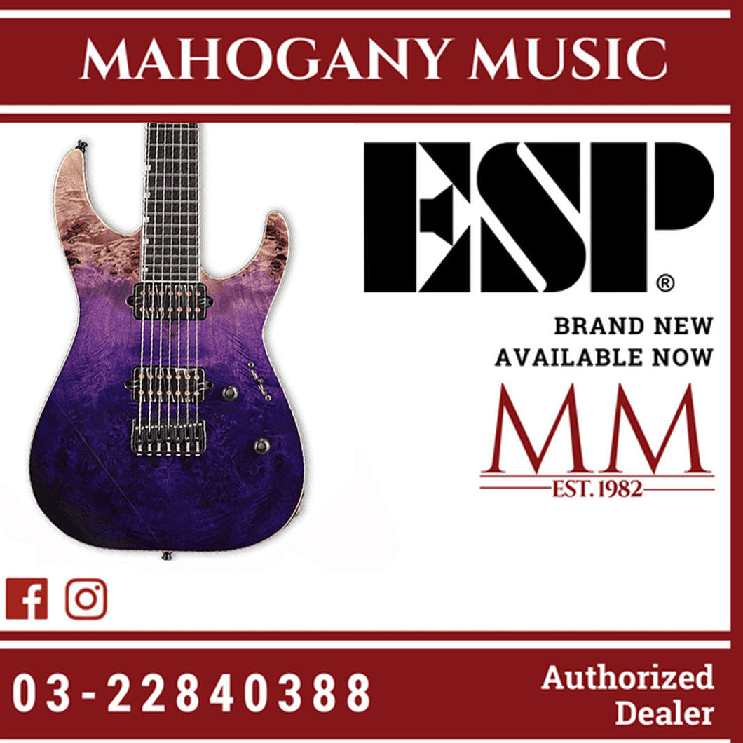 ESP Japan E-II M-II 7 NT - Purple Natural Fade (EIIMII7NTHSPRNFD) [MIJ]