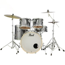 Pearl EXX725SP/C-21 Export EXX Series 5-Piece Drum Set, Smokey Chrome