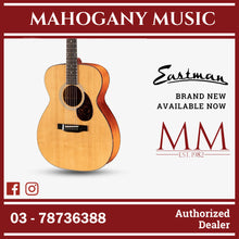 Eastman E6-OM TC Ochestra Solid Sitka Spruce Top (Thermo-cured) & Solid Mahogany Back & Sides - Natural / E6-OM-NAT E6OM