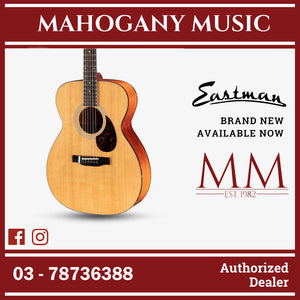 Eastman E6-OM TC Ochestra Solid Sitka Spruce Top (Thermo-cured) & Solid Mahogany Back & Sides - Natural / E6-OM-NAT E6OM