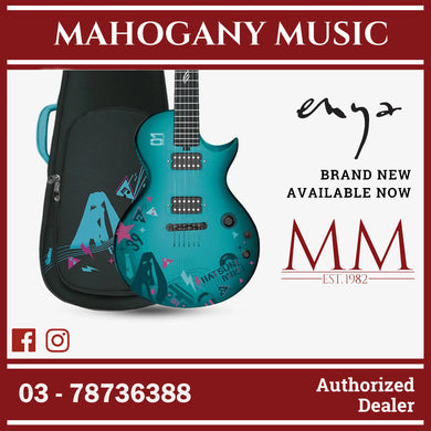 Enya Nova Go Sonic Hatsune Miku Edition Carbon Fiber composite Electric Guitar w/ Built In Speaker Blue