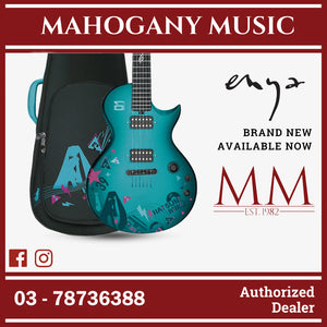 Enya Nova Go Sonic Hatsune Miku Edition Carbon Fiber composite Electric Guitar w/ Built In Speaker Blue