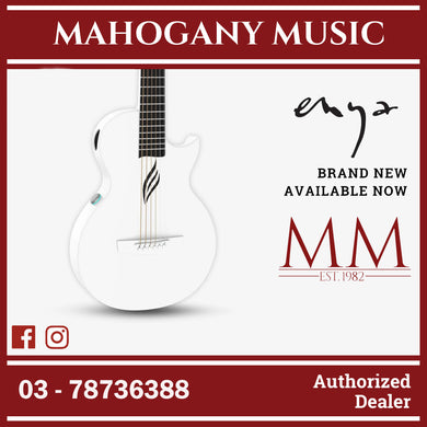 Enya Nova Go SP1 Carbon Fiber Acoustic-Electric Guitar with EQ Travel Size - White ( NovaGo-SP1 / Nova-Go / 35 inch 1/2)