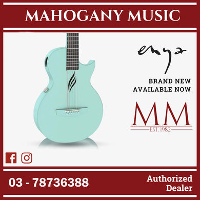 Enya Nova Go 1/2 Size Carbon Fiber Acoustic Guitar Travel Size , BLUE ( NovaGo / Nova-Go / 35 inch )