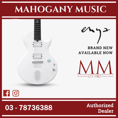 Enya Nova Go Sonic Carbon Fiber composite Electric Guitar with Built In Speaker - White ( nova Go Sonic-WH / Go-Sonic )