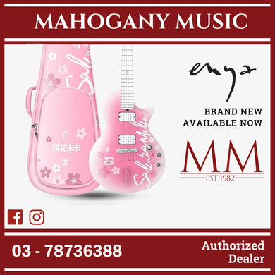 Enya Nova Go Sonic Hatsune Miku Edition Carbon Fiber composite Electric Guitar w/ Built In Speaker Pink