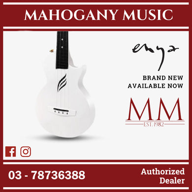 Enya Nova U Pro Tenor 26 Inch Carbon Fibre & Polycarbonate Ukulele Thin Body (ENY-NOVAU Pro / NOVA Pro) White (A)