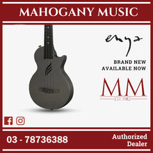 Enya Nova U Series 23 Inch Carbon Travel Concert Ukulele with Case (ENY-NOVAU / NOVA) Black