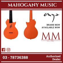 Enya Nova U Series 23 Inch Carbon Travel Concert Ukulele with Case (ENY-NOVAU / NOVA) Orange