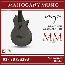 Enya Nova Ue Pro Tenor 26 Inch Carbon Fibre & Polycarbonate Ukulele with EQ, Thin Body (ENY-NOVAUe Pro / NOVA Pick Up) Black