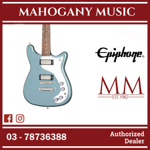 Epiphone 150th Anniversary Wilshire Electric Guitar, Case Included - Pacific Blue