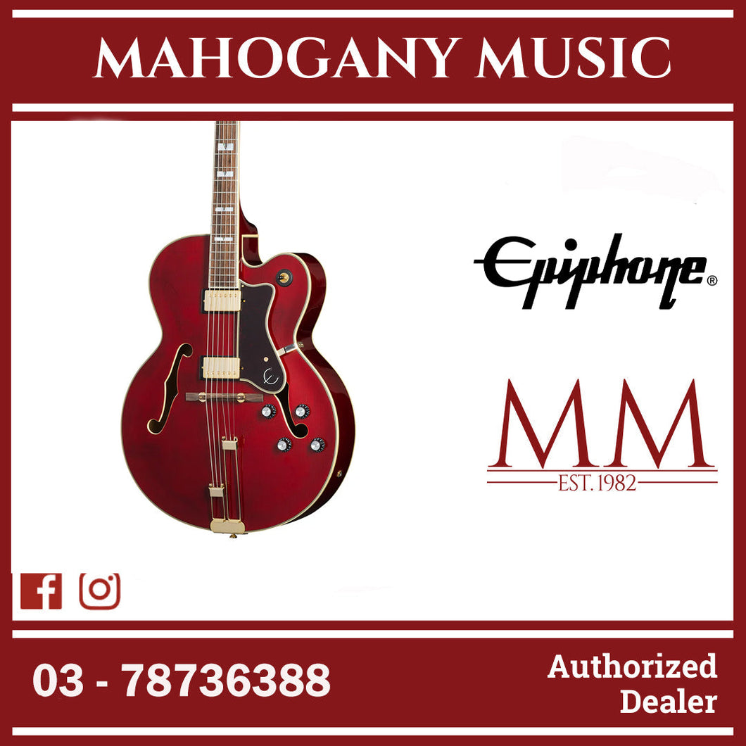 Epiphone Broadway Hollowbody Electric Guitar - Wine Red