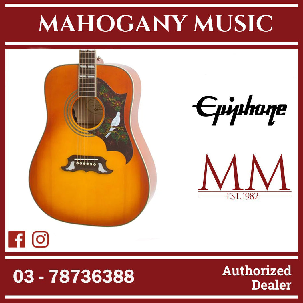 Epiphone Dove Studio Acoustic-Electric Guitar - Violinburst