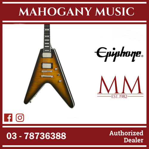 Epiphone Flying V Prophecy Electric Guitar - Yellow Tiger Aged Gloss