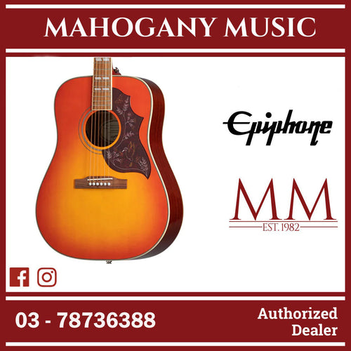 Epiphone Hummingbird Studio Acoustic-Electric Guitar - Faded Cherry Sunburst