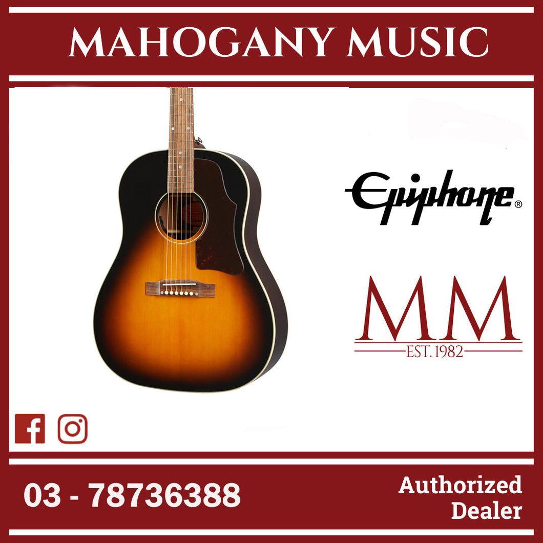 Epiphone J-45 Acoustic Guitar - Aged Vintage Sunburst Gloss