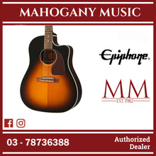 Epiphone J-45 EC Acoustic Guitar - Aged Vintage Sunburst Gloss