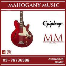 Epiphone Jack Casady Semi-Hollowbody Bass Guitar - Sparkling Burgundy