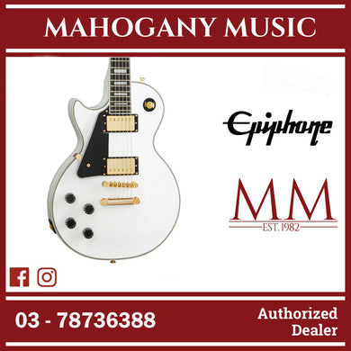 Epiphone Les Paul Custom Left-Handed Electric Guitar - Alpine White