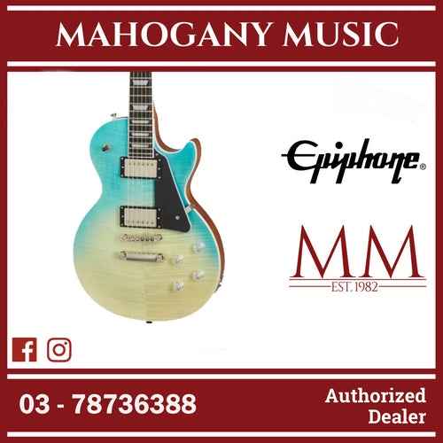 Epiphone Les Paul Modern Figured Electric Guitar - Caribbean Blue Fade