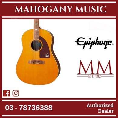 Epiphone Masterbilt Texan Acoustic-Electric Guitar - Antique Natural Aged Gloss